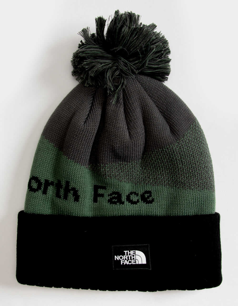 north face recycled pom pom beanie