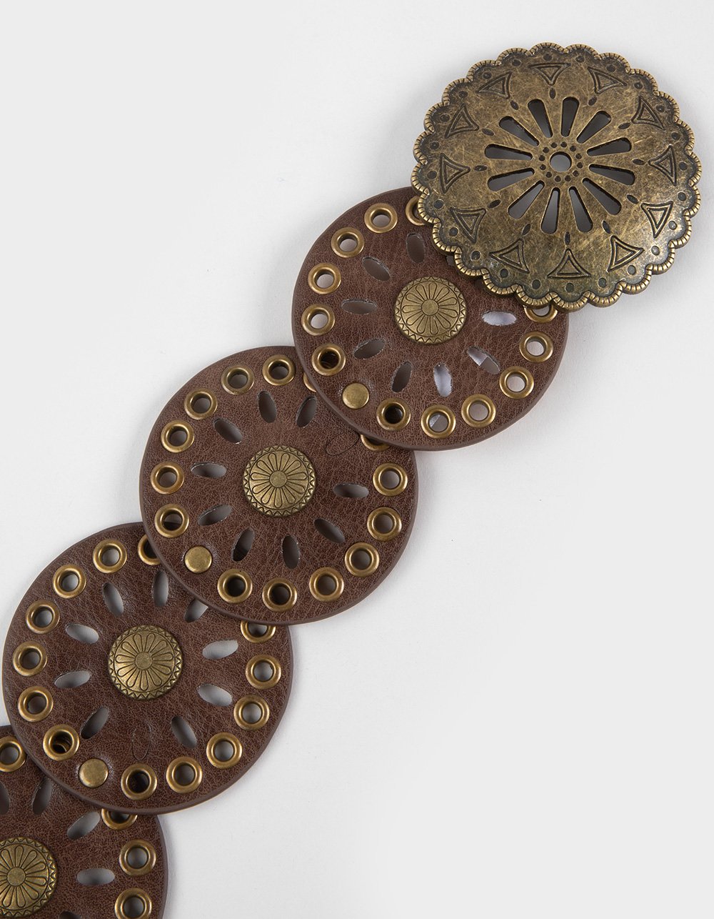 Western Circle Belt - DARK BROWN