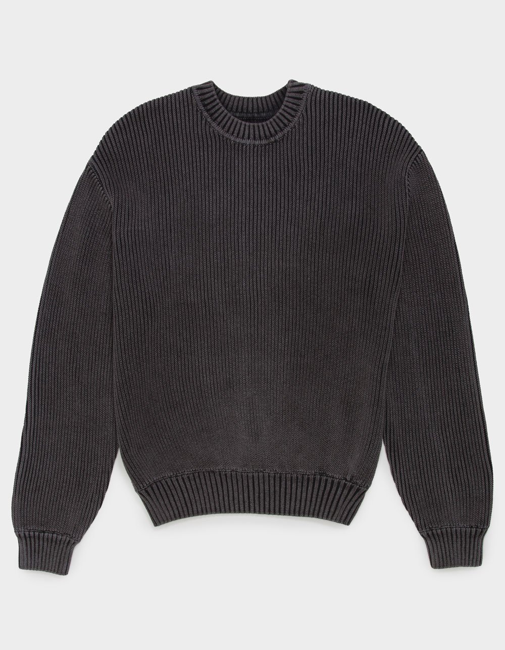 RSQ Mens Washed Crewneck Sweater