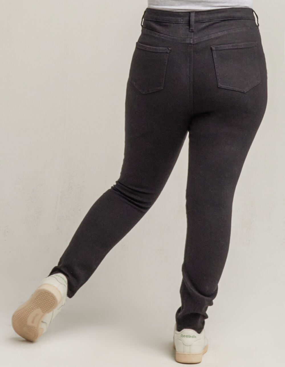 RSQ Curvy High Rise Womens Skinny Jeans - BLACK