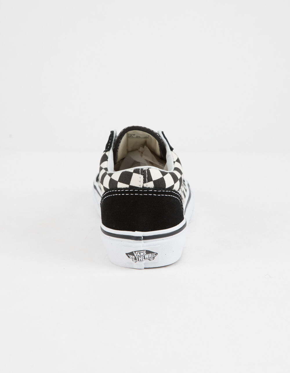 VANS Checkerboard Check Old Skool & White Kids Shoes - CHECK | Tillys