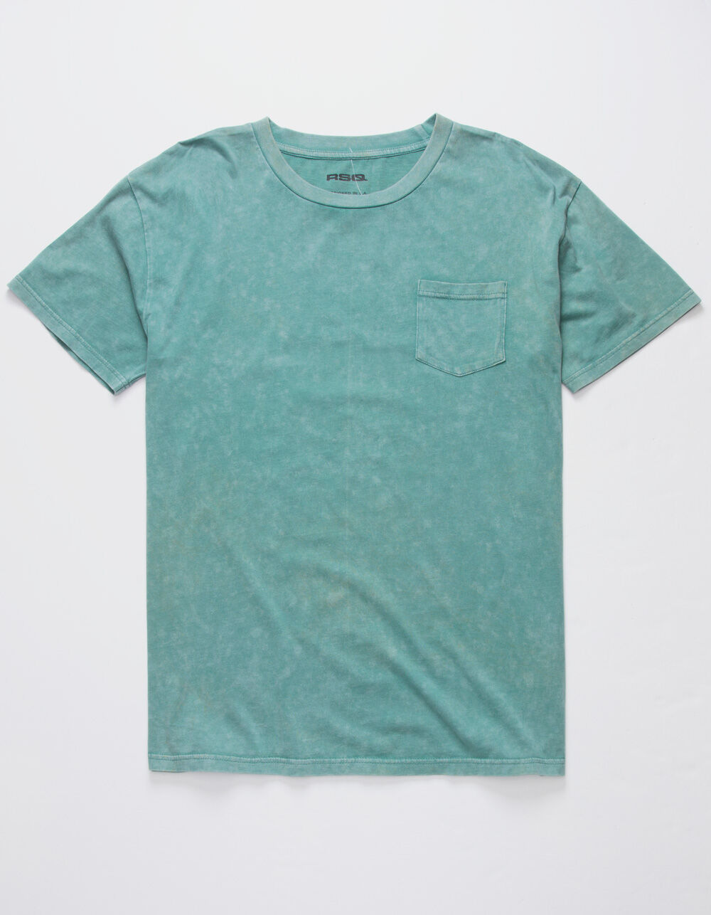 RSQ Mineral Wash Mens Oversized Pocket Tee - GREEN | Tillys