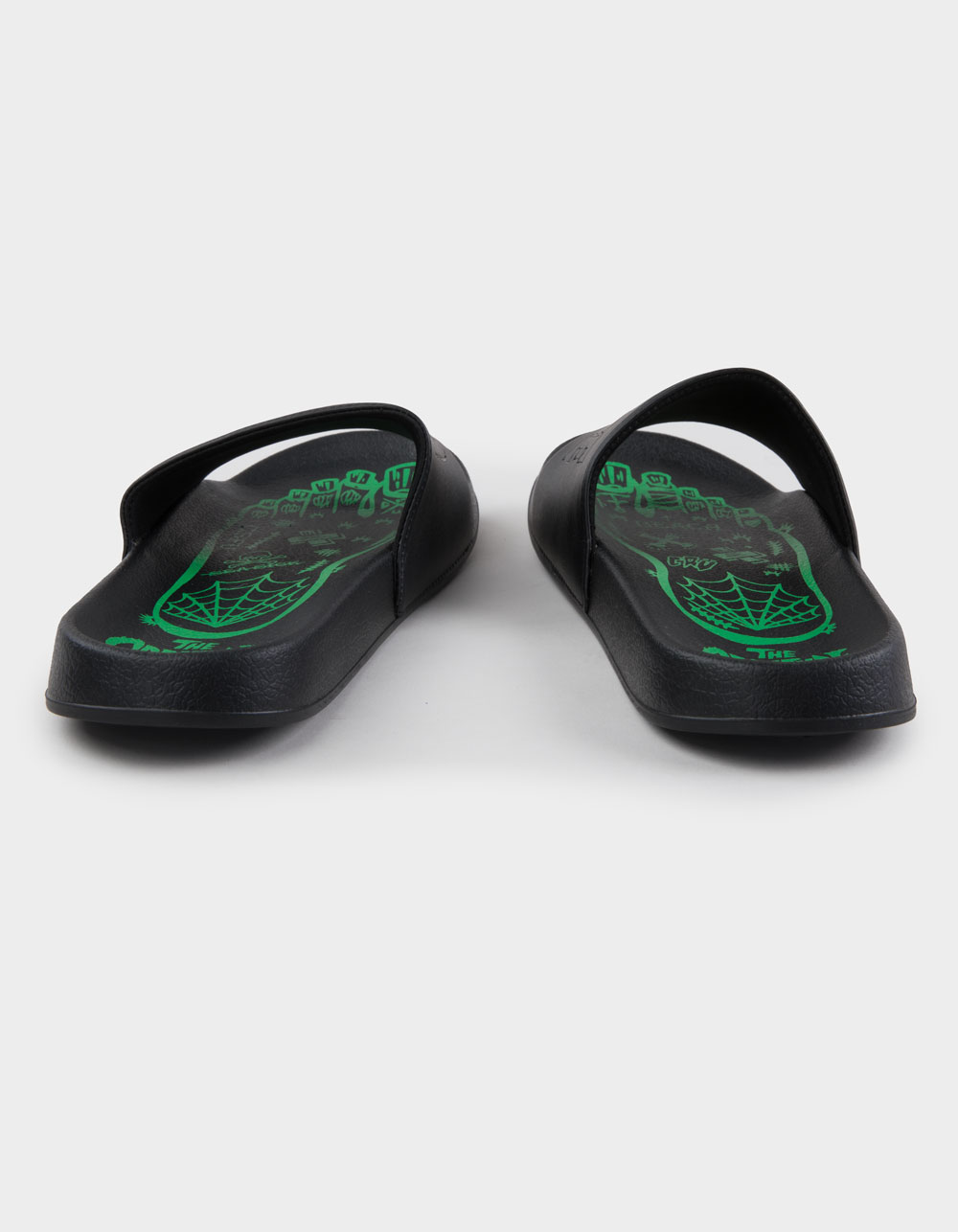 CREATURE Haunted Sea Creature Mens Slide Sandals - Black Green