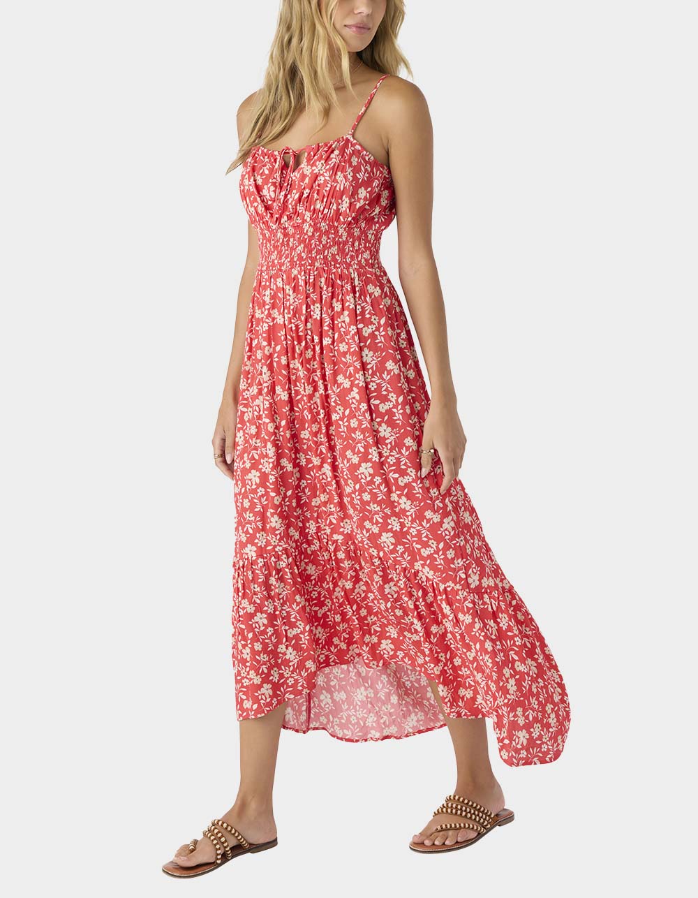 O'NEILL Lettie Womens Midi Dress - RED
