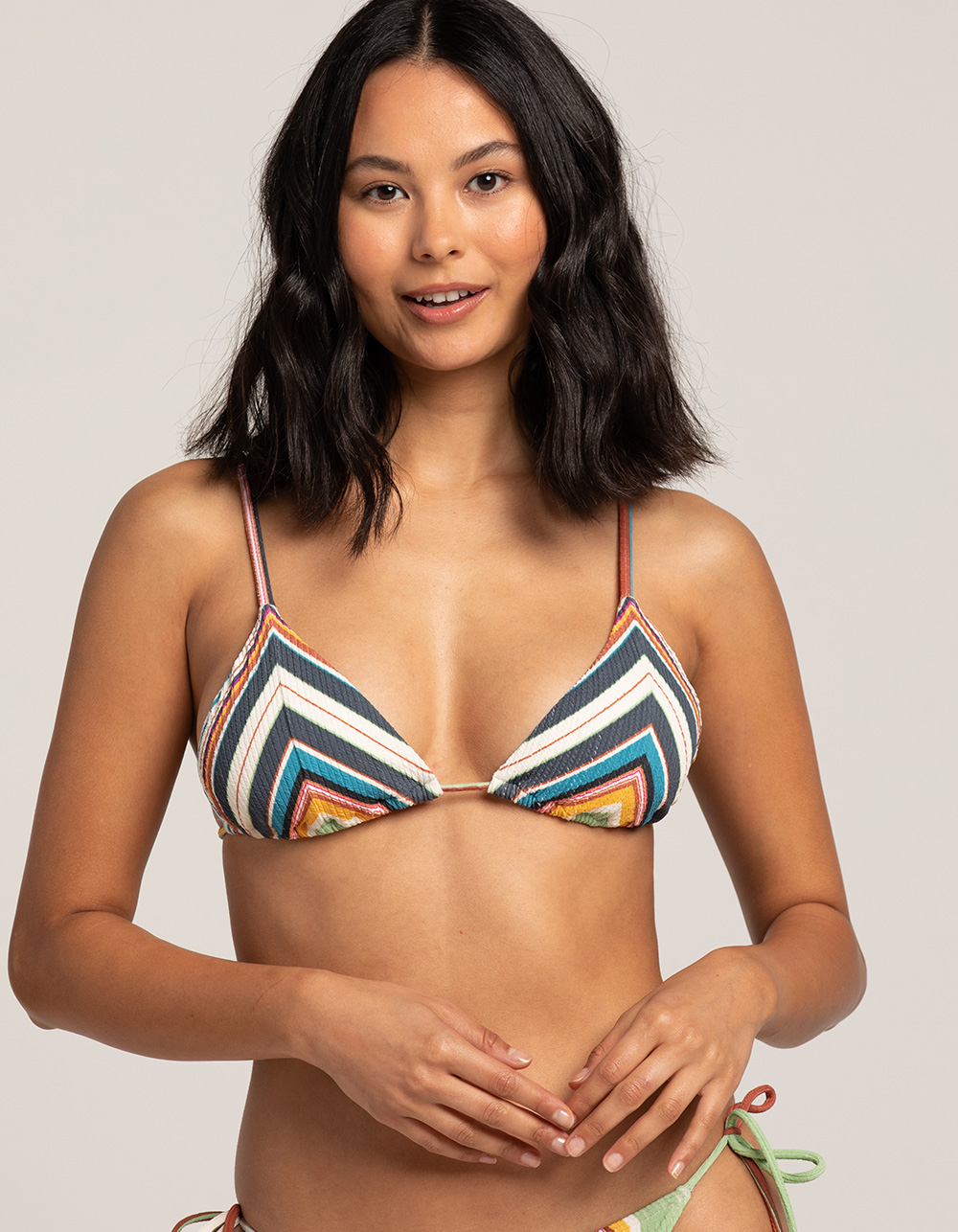 O\'NEILL Lookout Texture Triangle Bikini Top - MULTI | Tillys