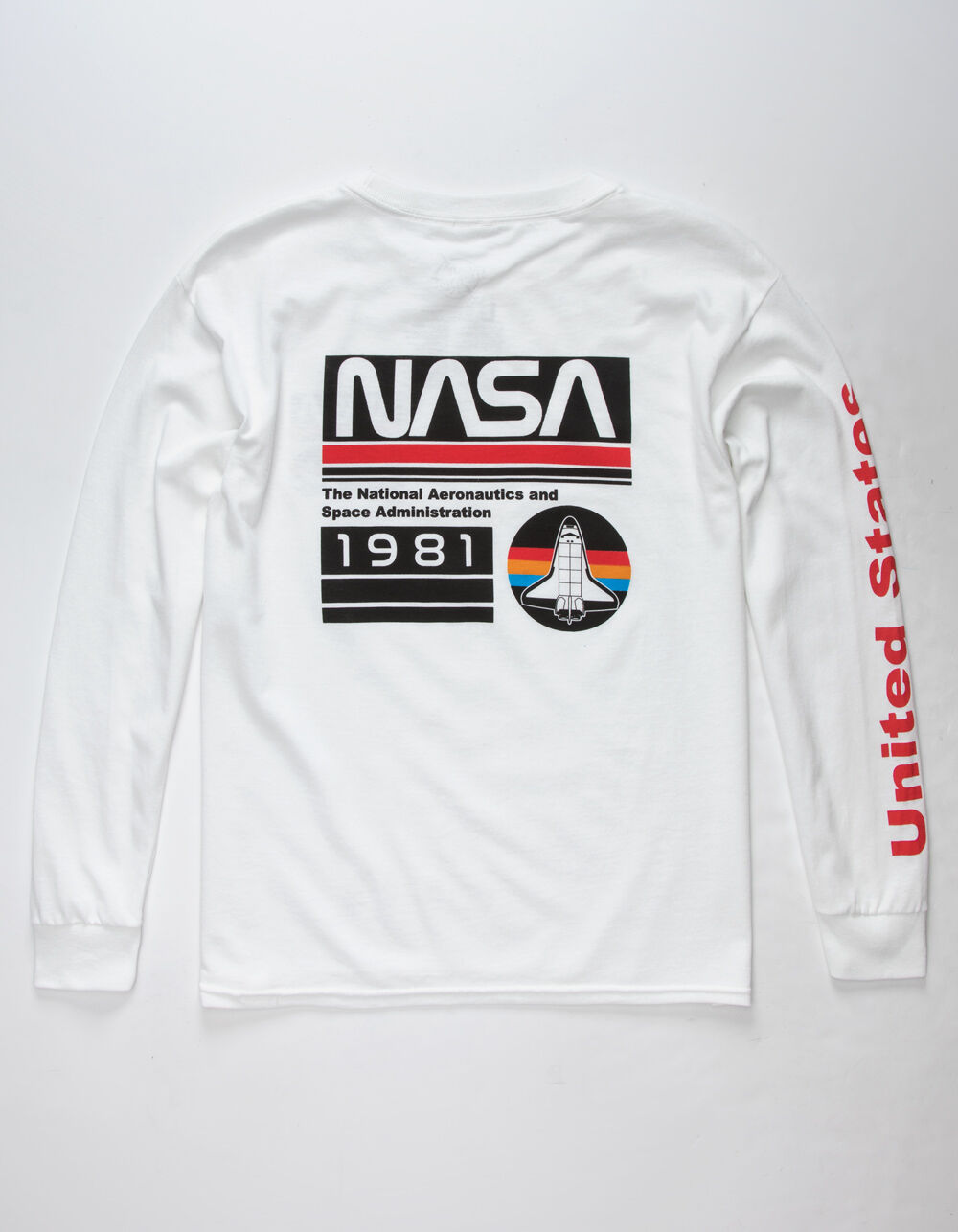 NEON RIOT NASA Stripe Boys T-Shirt - WHITE | Tillys
