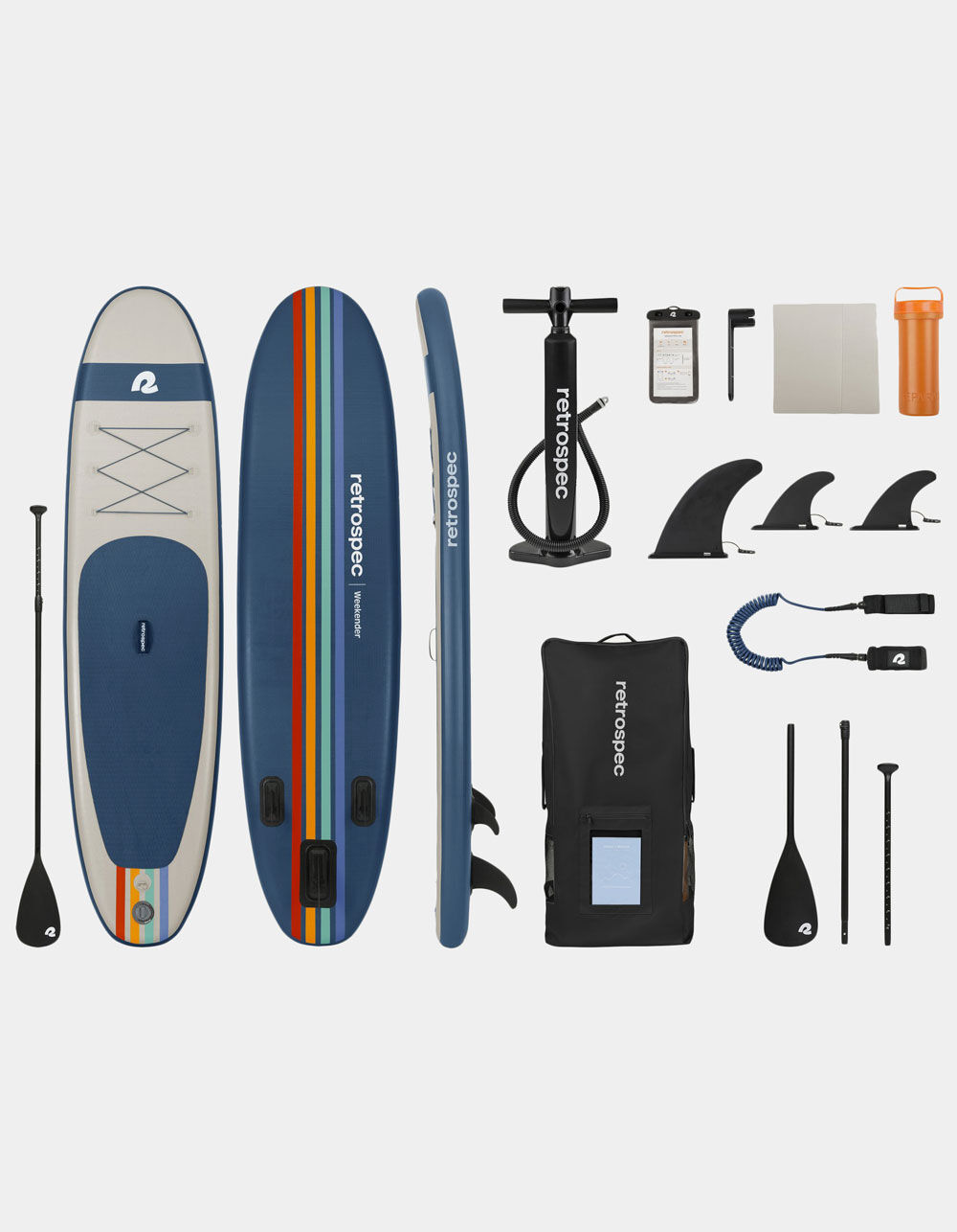 RETROSPEC 10' Weekender Inflatable Stand Up Paddle Board MULTI Tillys