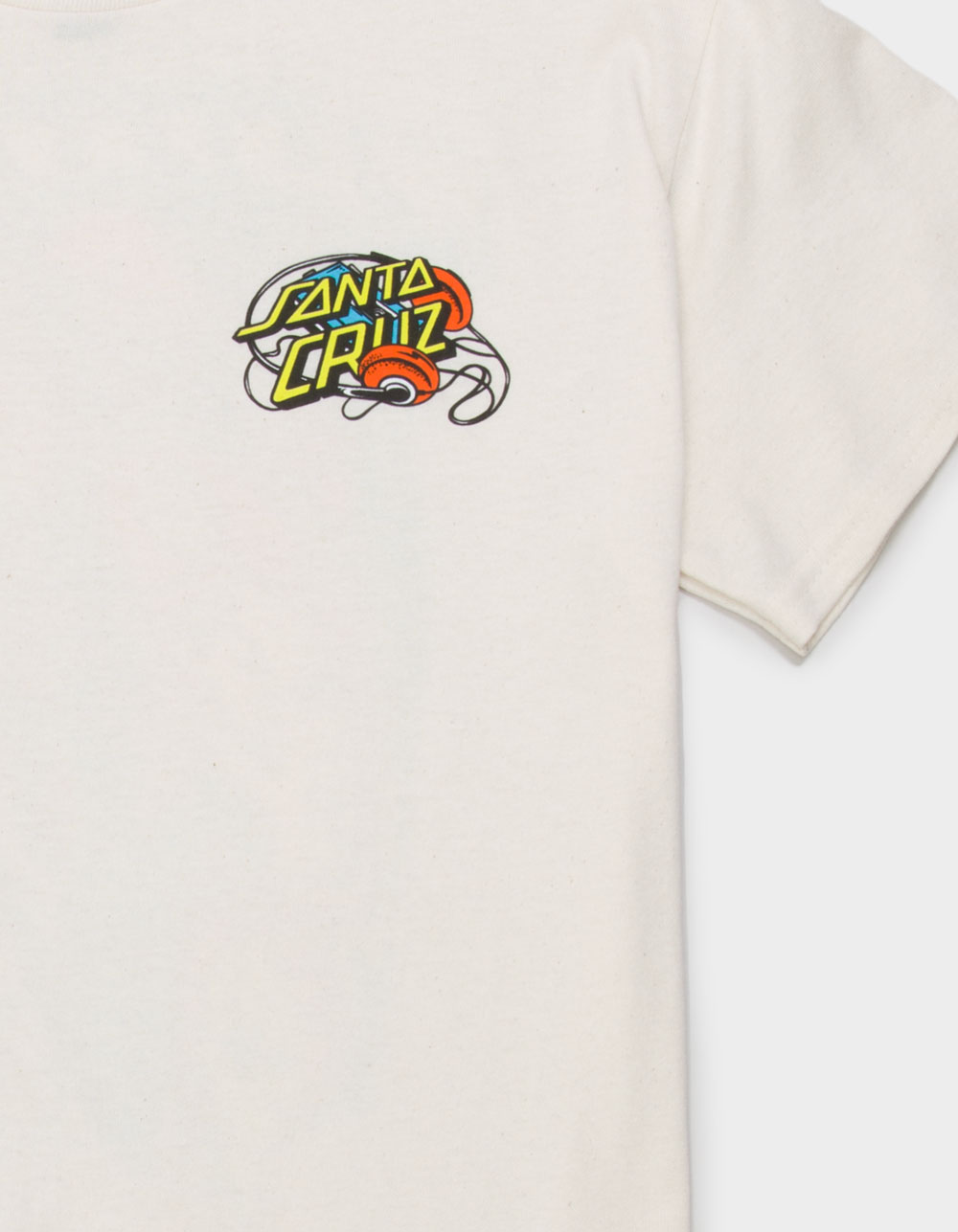 SANTA CRUZ x Stranger Things Max Melting Clock Boys Tee - NATURAL