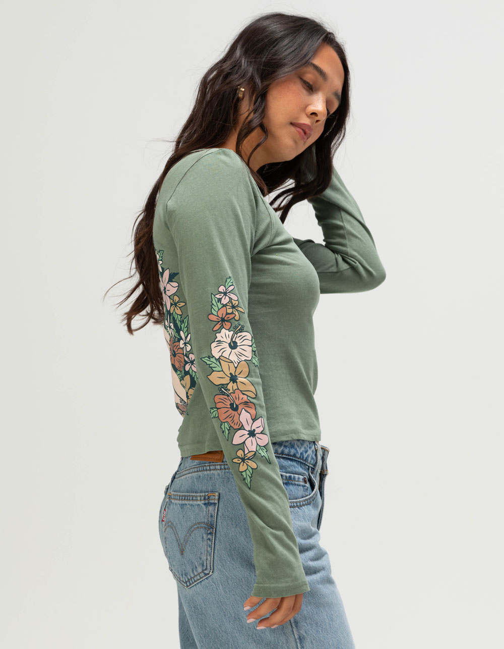 O'NEILL Board Shrine Womens Long Sleeve Tee - SAGE