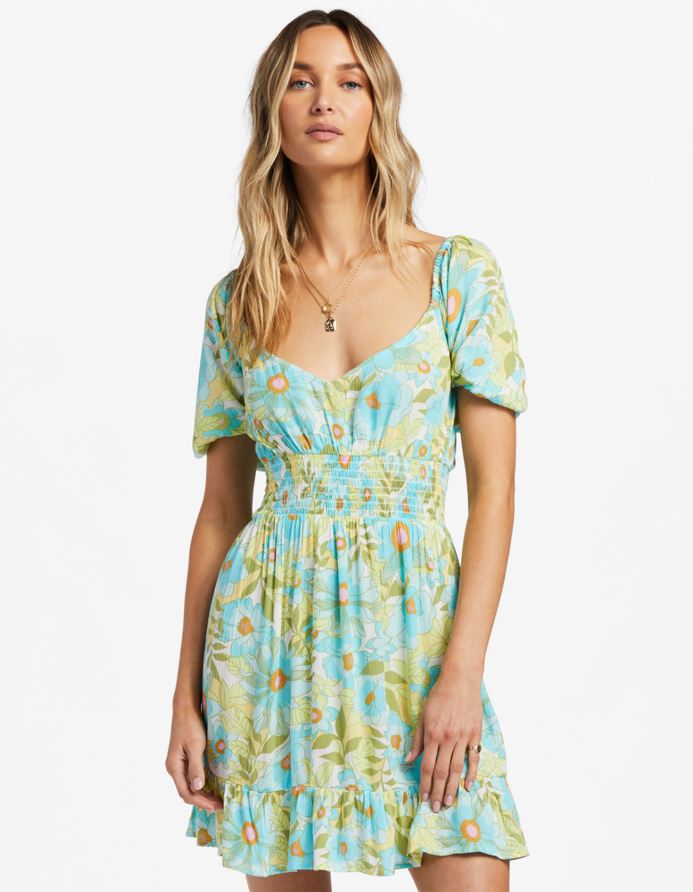 BILLABONG Something Pretty Mini Dress - BLUE COMBO | Tillys
