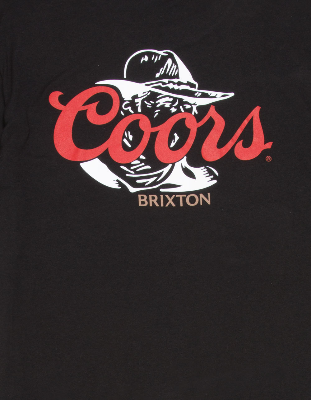 BRIXTON x Coors Wayne Mens Tee - BLACK