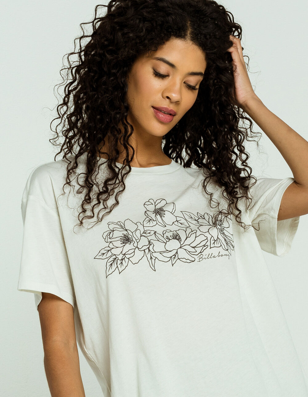 BILLABONG Free Time Womens Oversized Tee - OFF WHITE | Tillys
