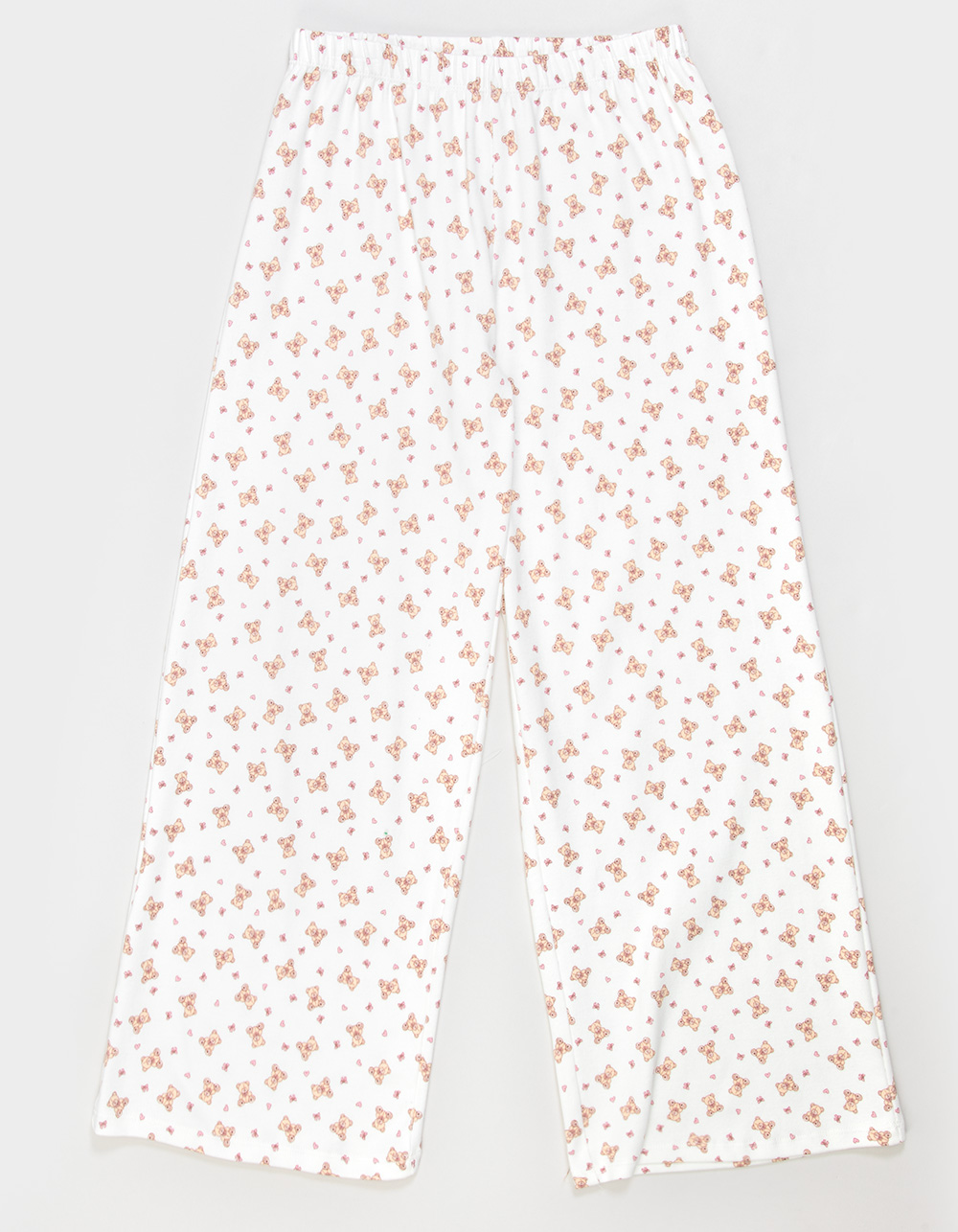 FULL TILT Bear Girls Pants - WHITE