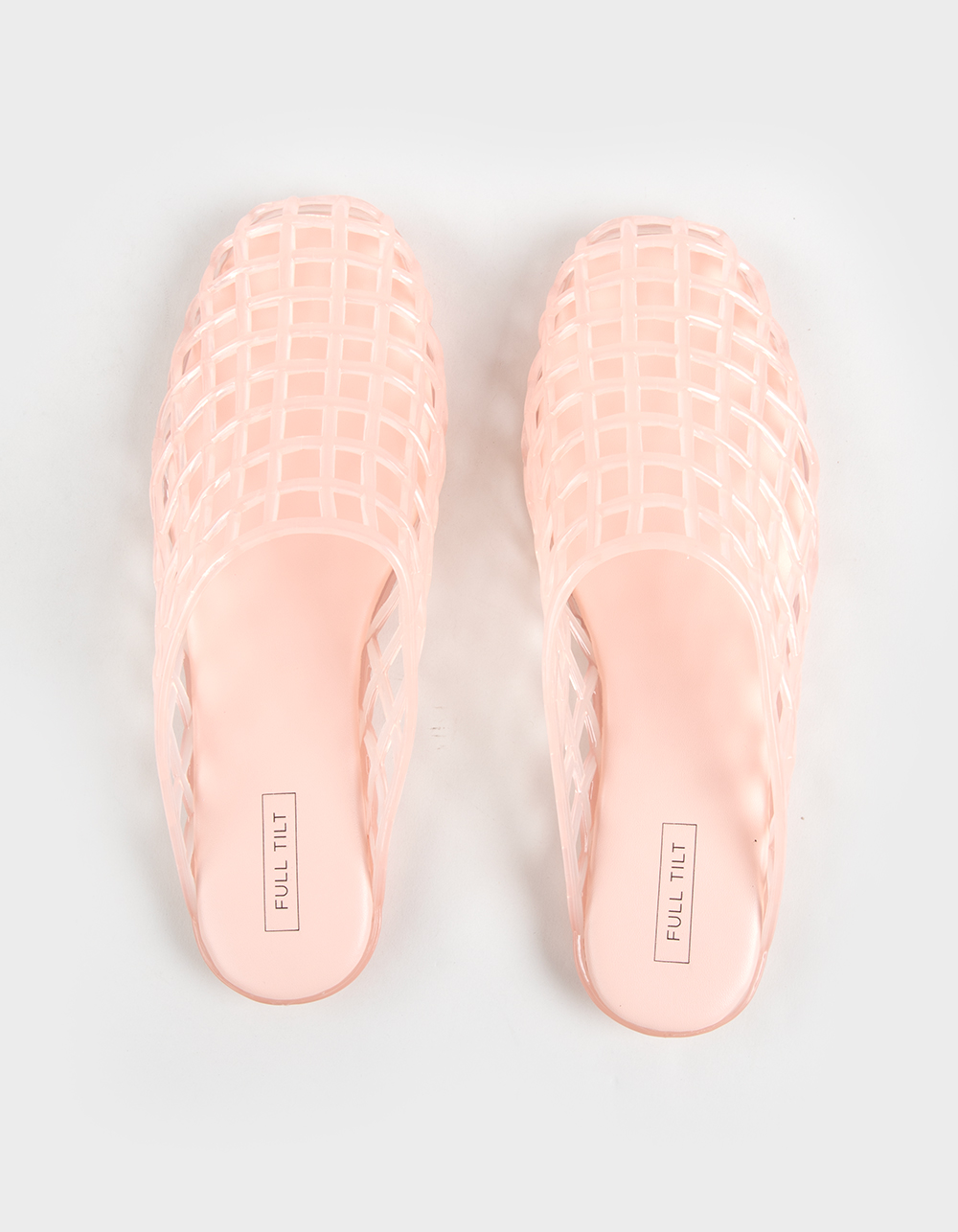 FULL TILT Misha Womens Jelly Mules - LIGHT PINK