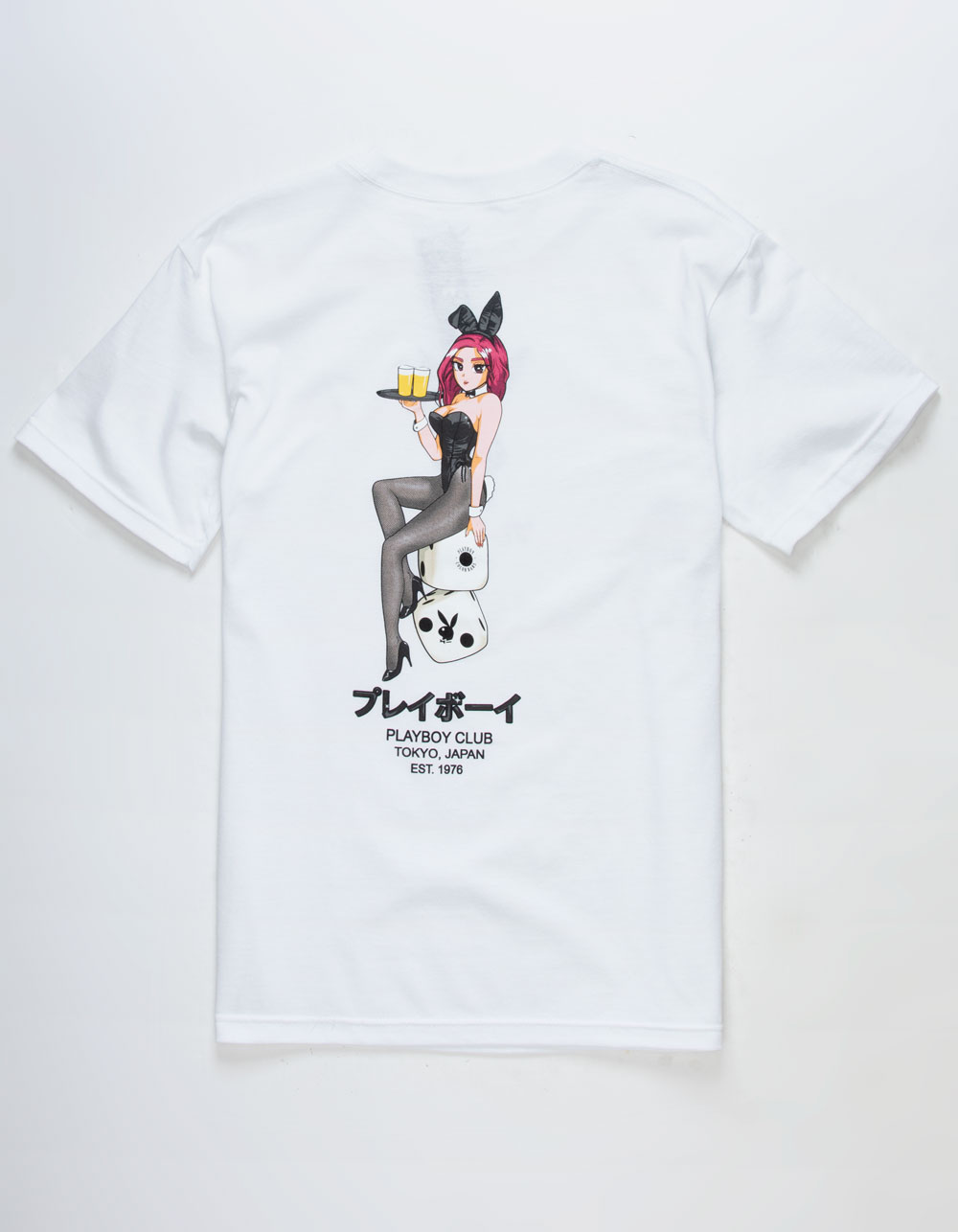 COLOR BARS x Playboy Lady Luck Mens Tee - WHITE | Tillys