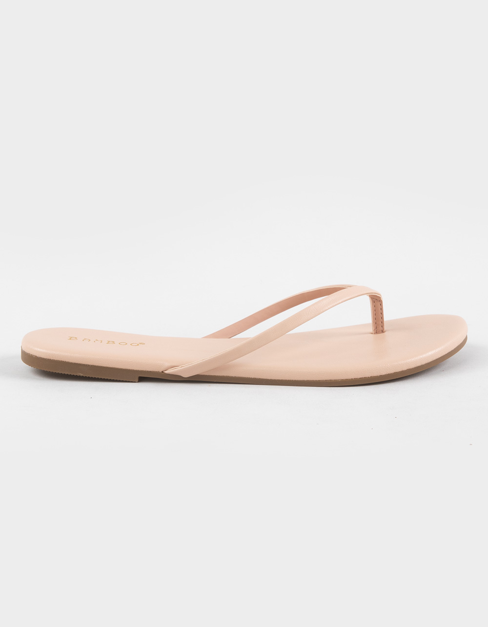 BAMBOO Squishy Womens Flip Flops - TAN