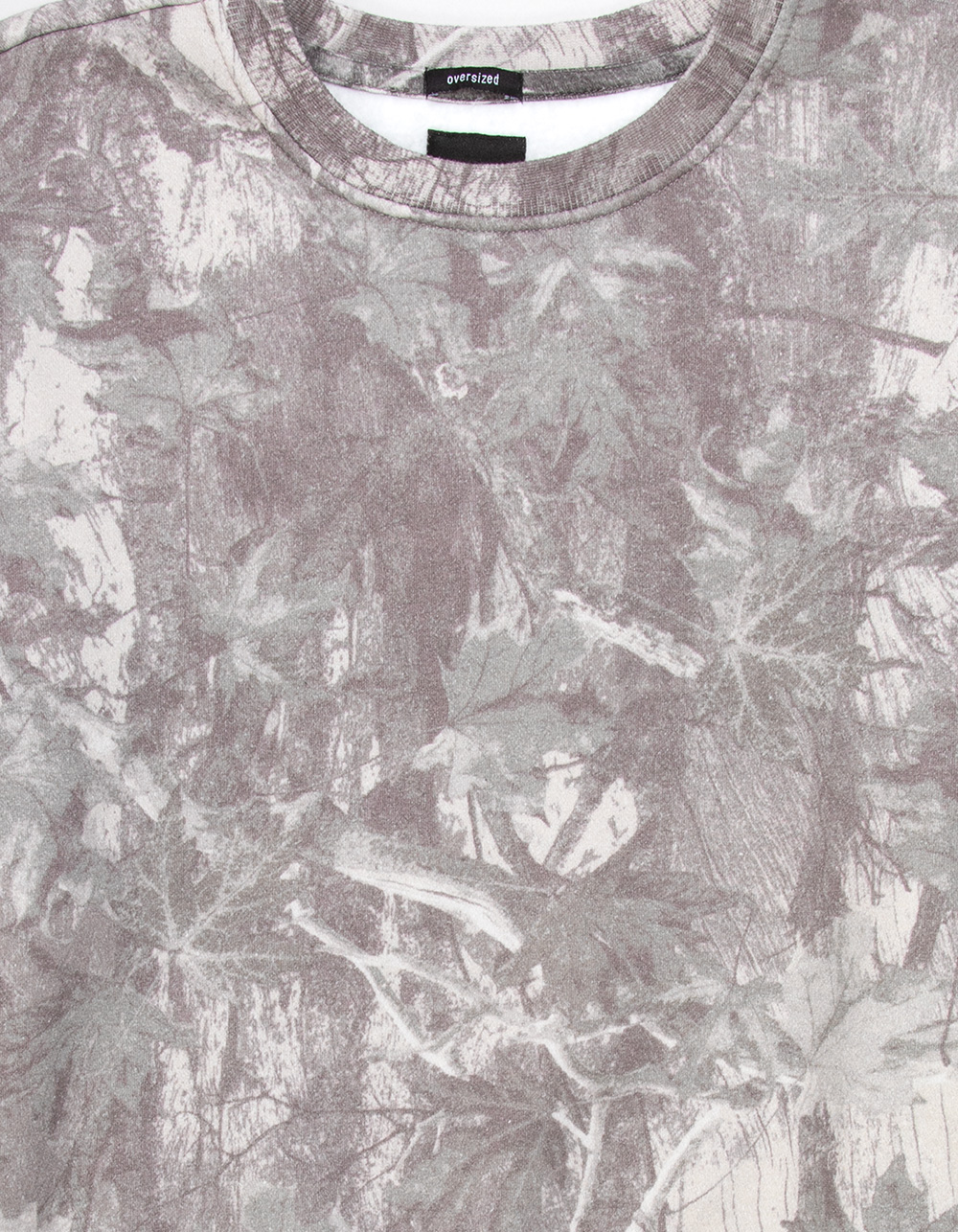 RSQ Mens Oversized Crewneck Sweatshirt - CAMO