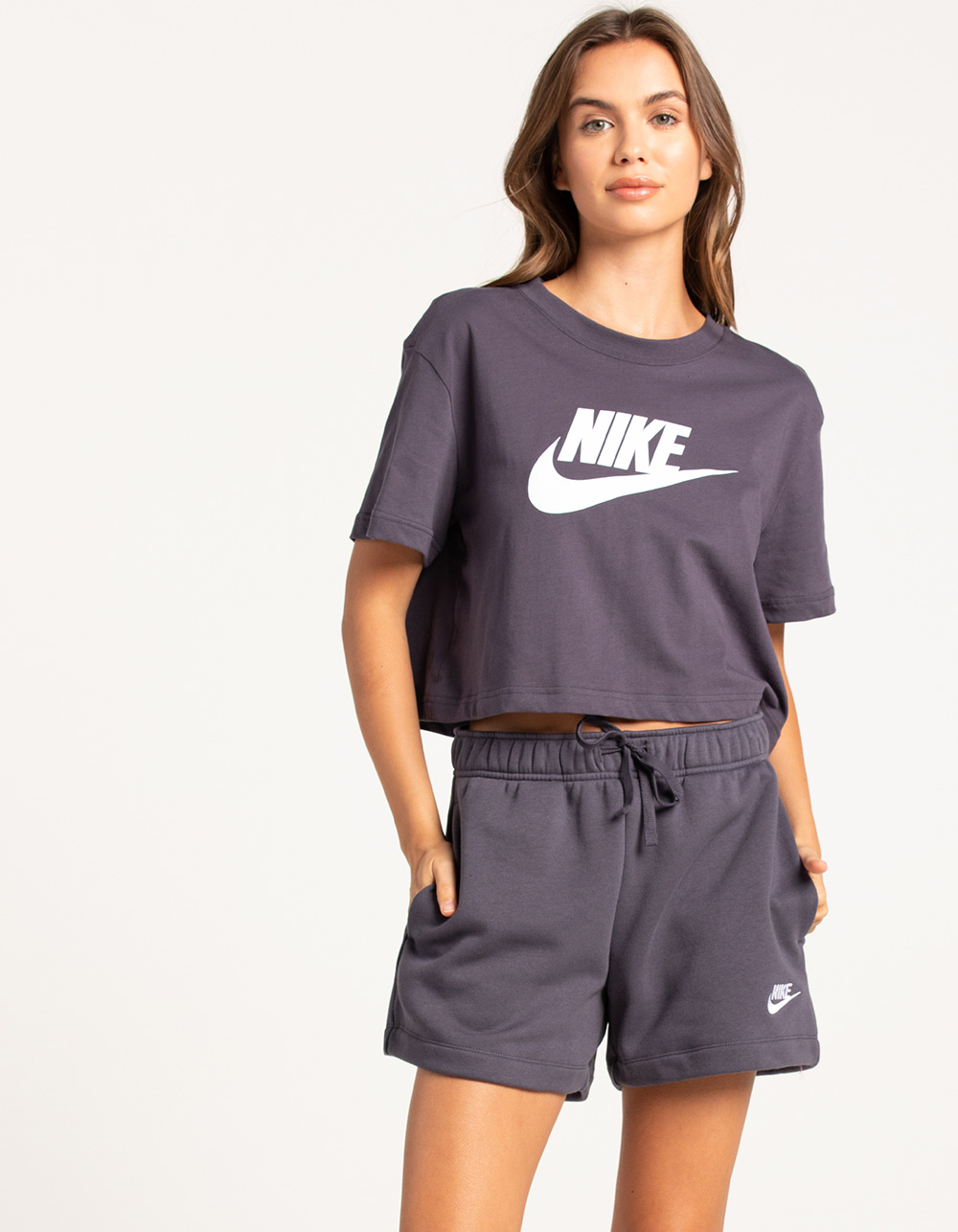 Pluche pop Kapel Merchandising NIKE Sportswear Club Womens Fleece Shorts - STORM BLUE | Tillys