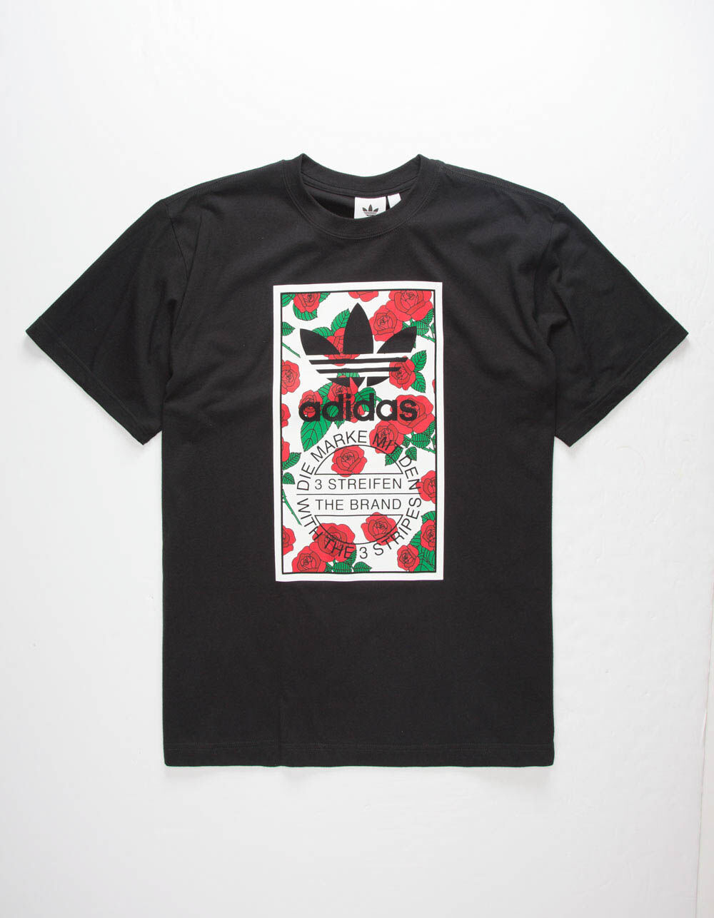 ADIDAS Roses Boxed Logo Mens T-Shirt | Arden Fair