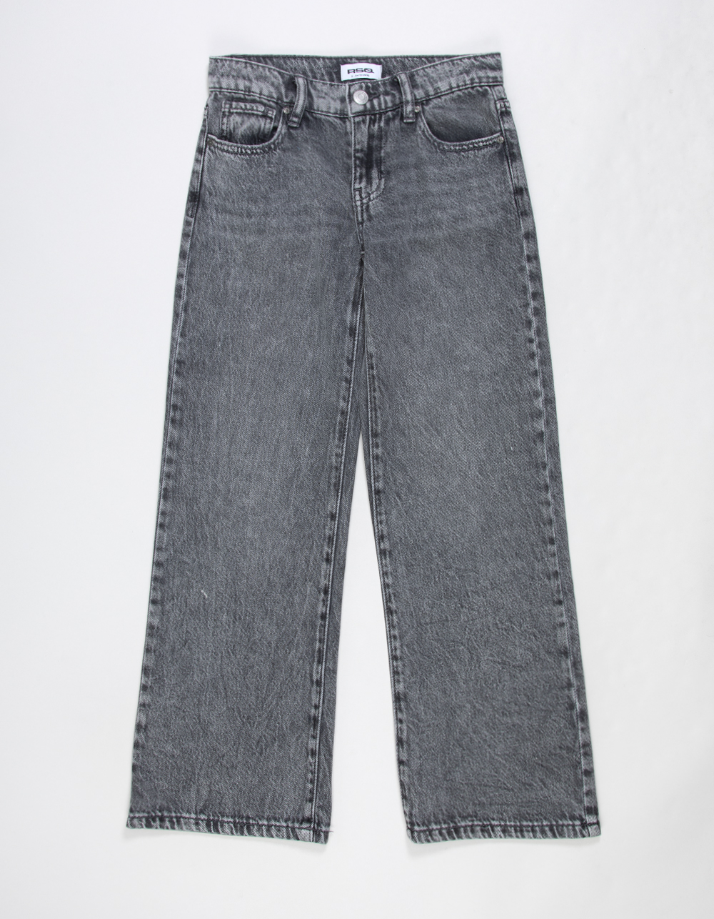 RSQ Low Rise Wide Leg Girls Jeans - GRAY