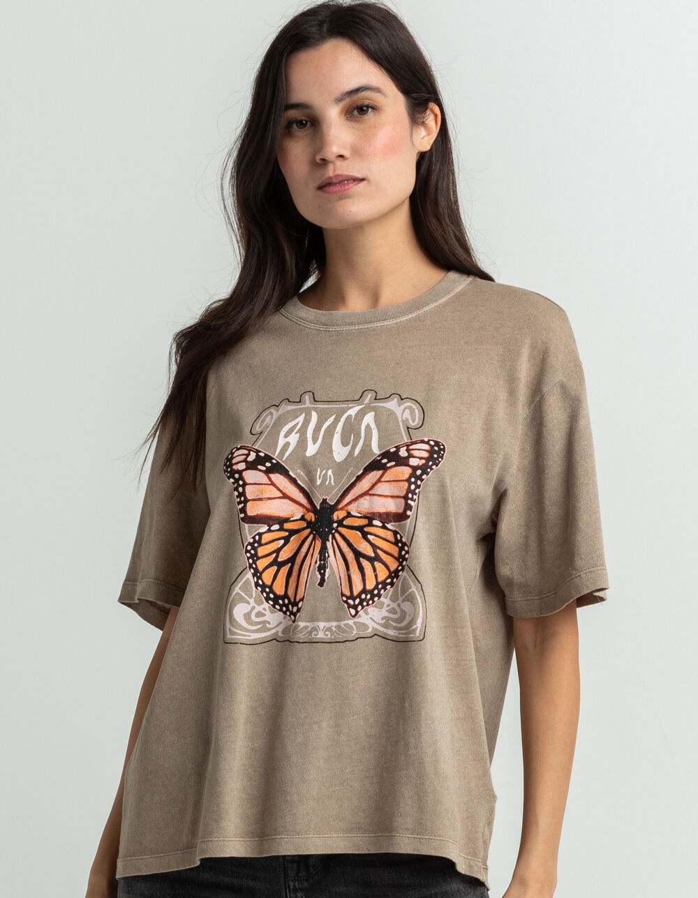 rvca butterfly shirt