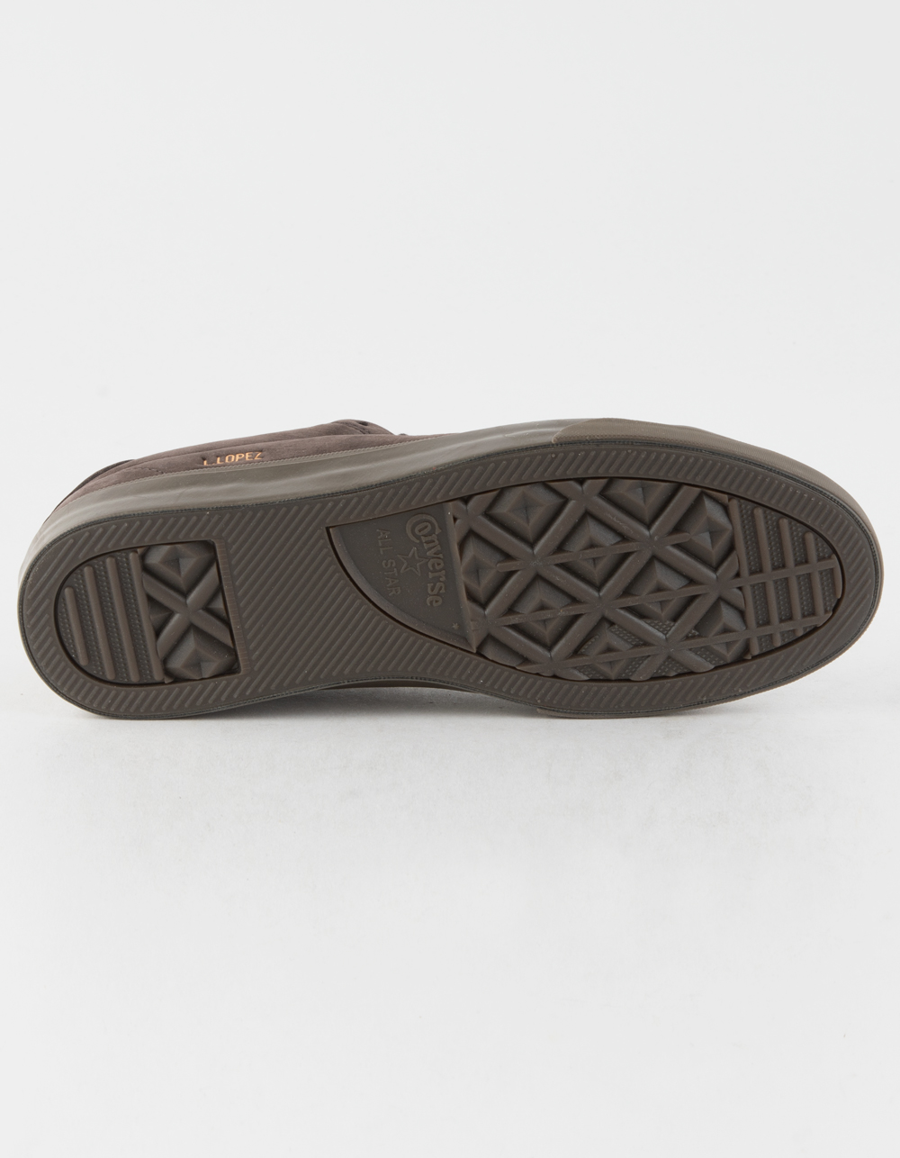CONVERSE Louie Lopez Pro Nubuck Leather Low Top Shoes CHOCOLATE Tillys