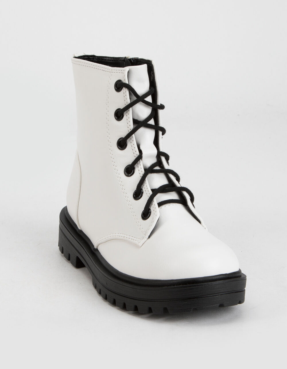 SODA Lace Up Girls Combat Boots - WHITE | Tillys