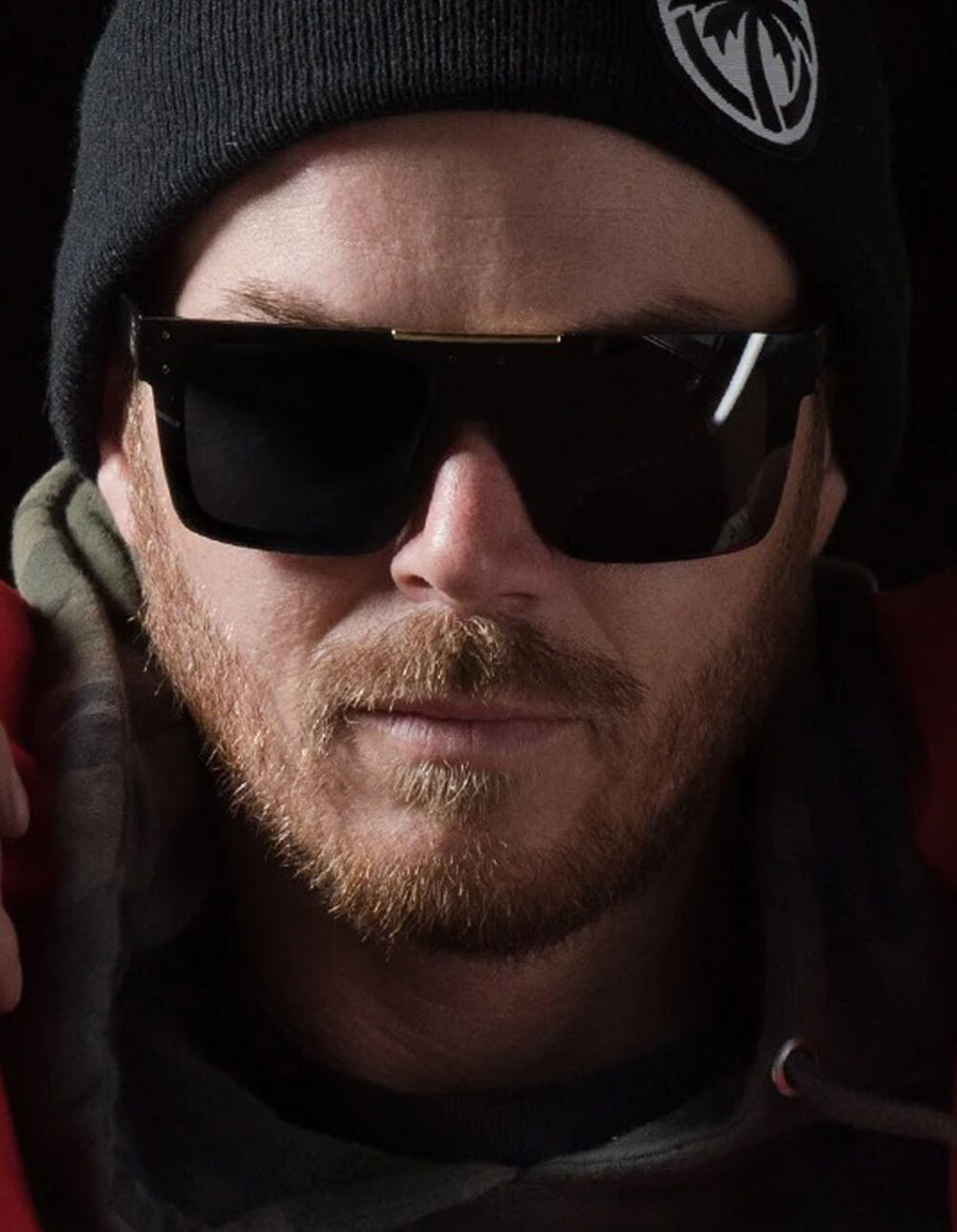 HEAT WAVE VISUAL Quatro Black & Gold Sunglasses - BLACK GOLD