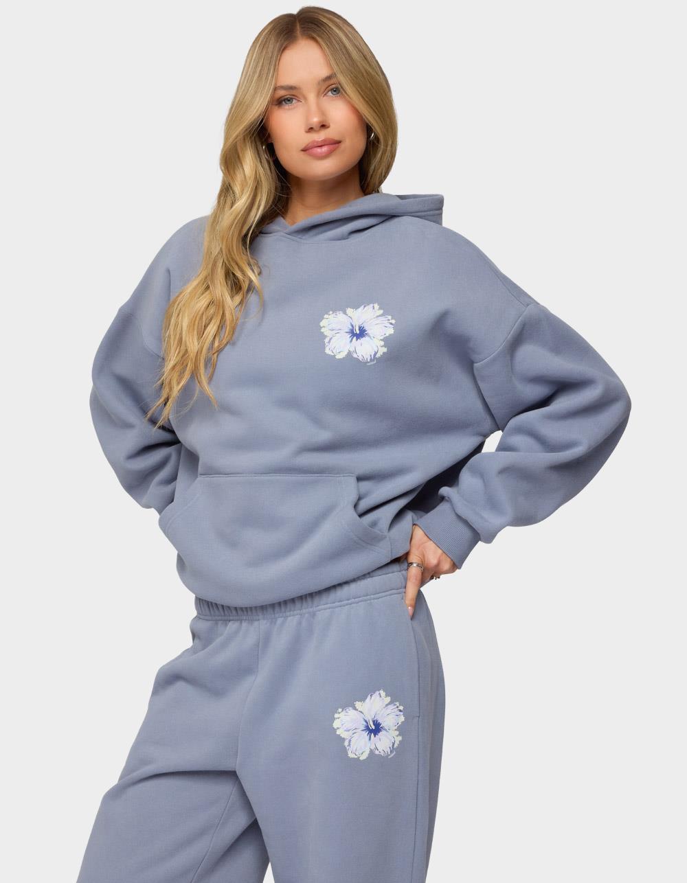 EDIKTED Tropical Bloom Hoodie
