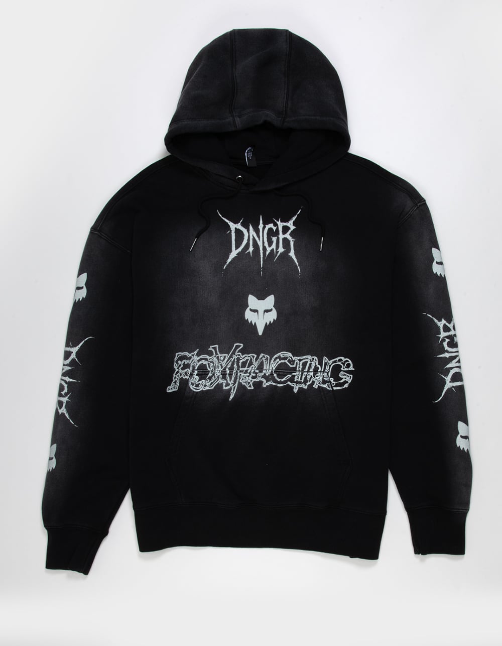 FOX DNGR 195 Mens Hoodie - WASHED BLACK