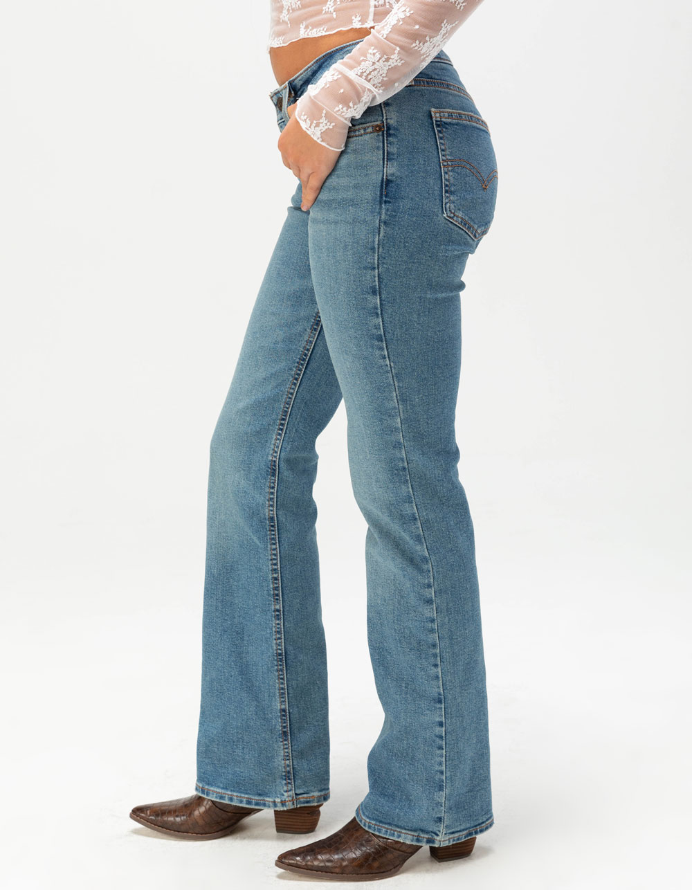 LEVI'S Superlow Bootcut Womens Jeans - HYDROLOGIC