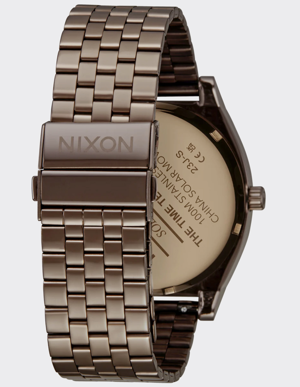 NIXON Time Teller Solar Watch - CHOCOLATE