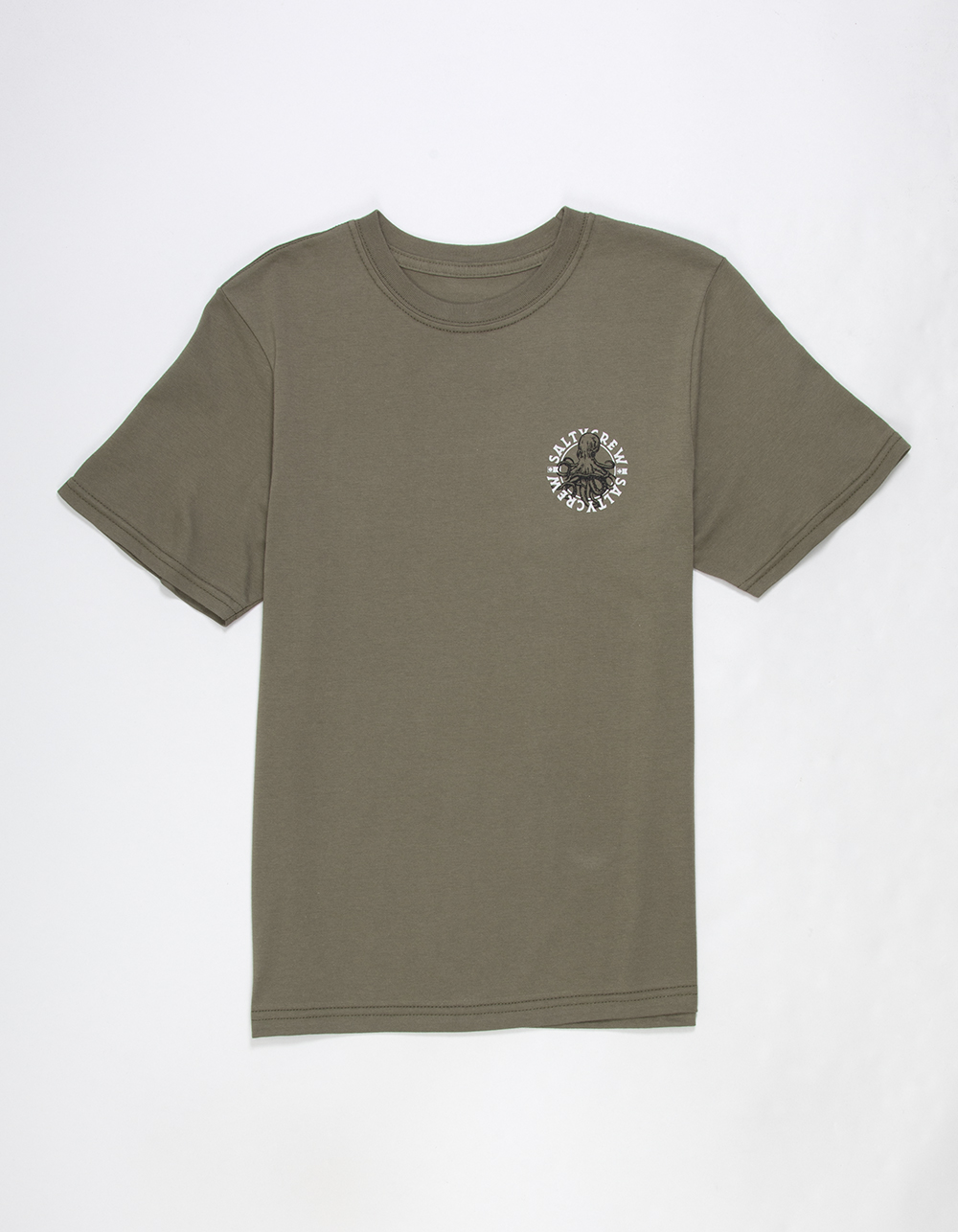 SALTY CREW Tentacles Boys Tee - OLIVE