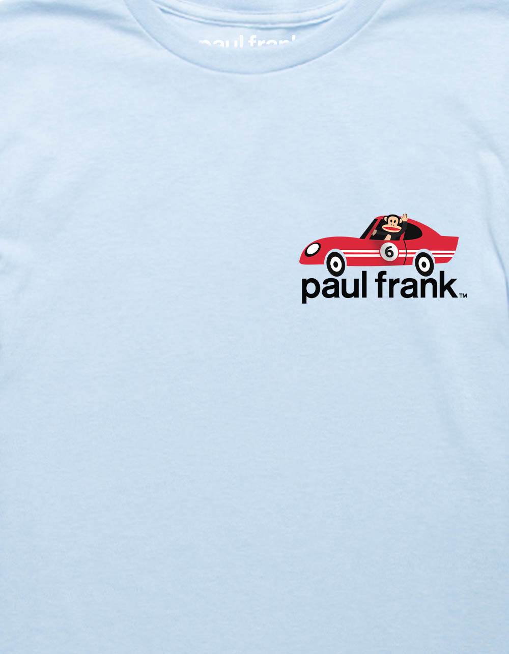 PAUL FRANK Julius Race Car Boys Tee - LIGHT BLUE