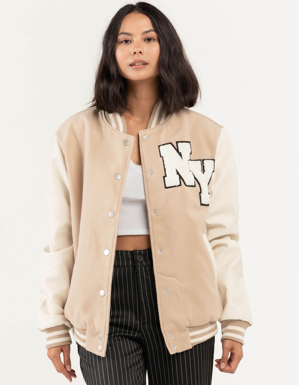 TAUPE(トープ) / Graphical Varsity Jacket