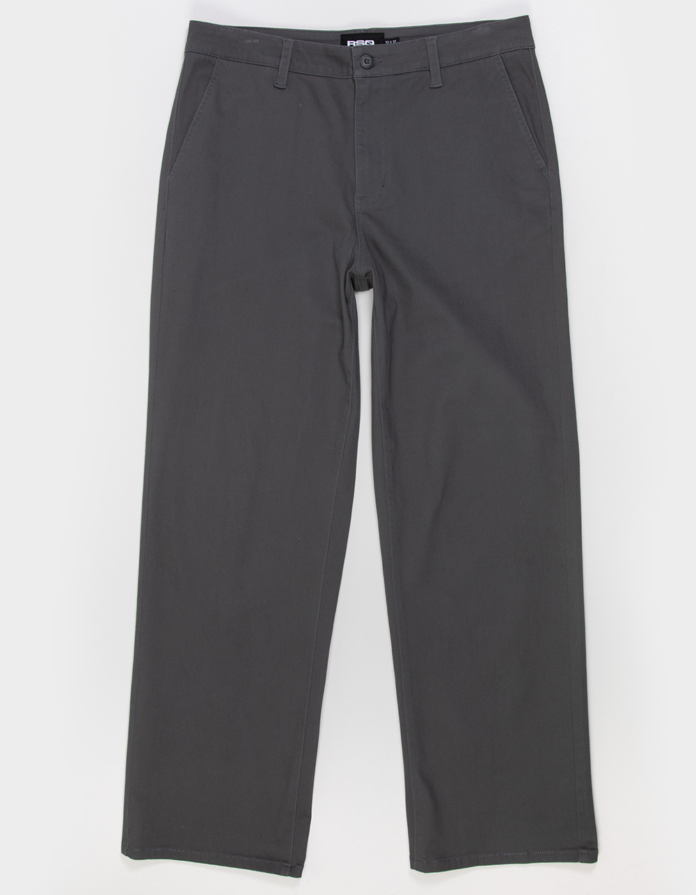 RSQ Mens Loose Fit Stretch Chino Pants - CHARCOAL
