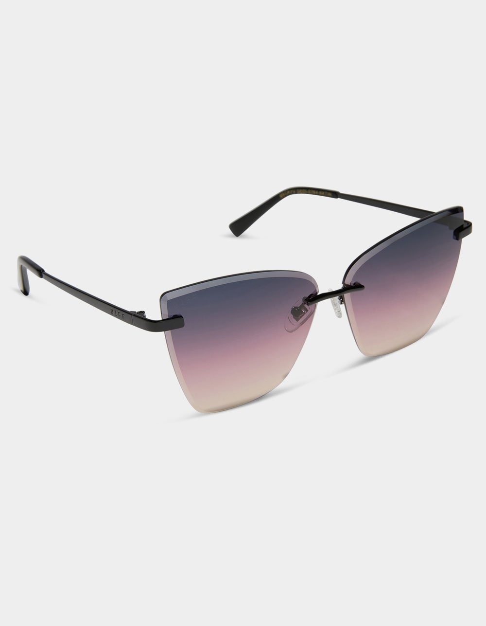 DIFF EYEWEAR Becky V Sunglasses - BLACK COMBO