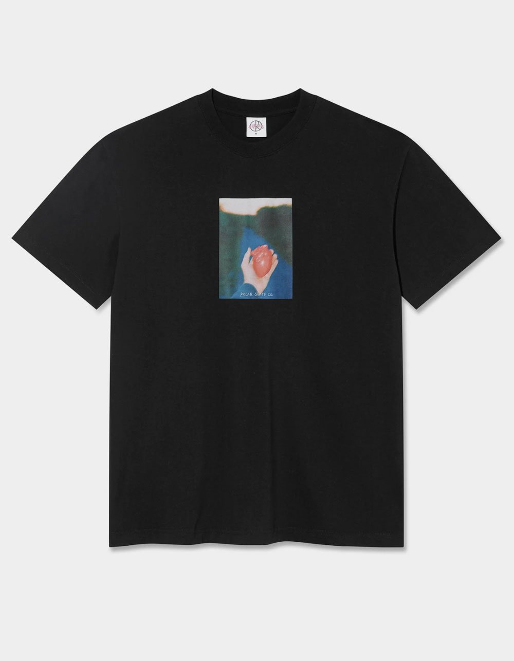 POLAR SKATE CO. Heart Hand Mens Tee - BLACK