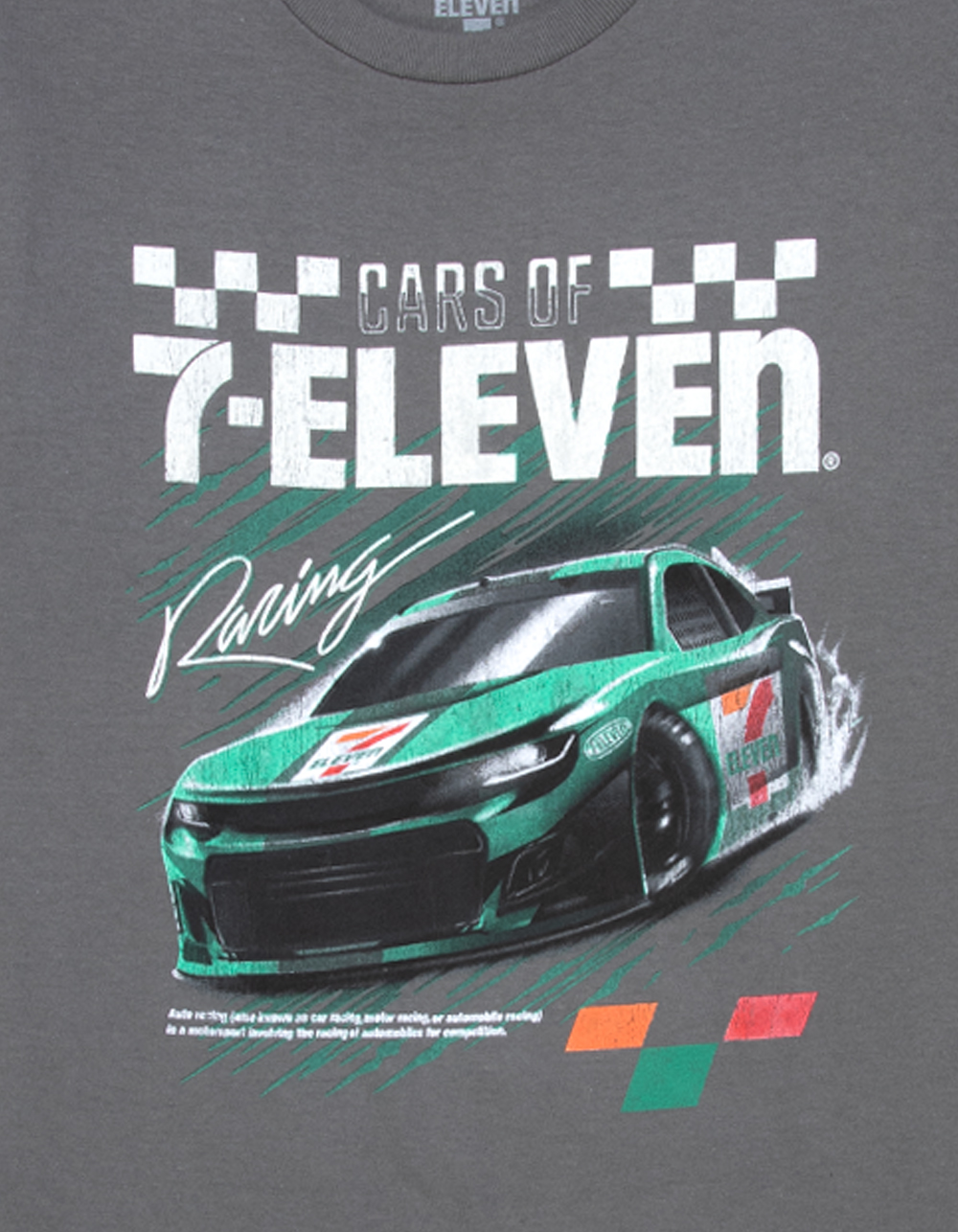 7-ELEVEN Cars Boys Tee - CHARCOAL