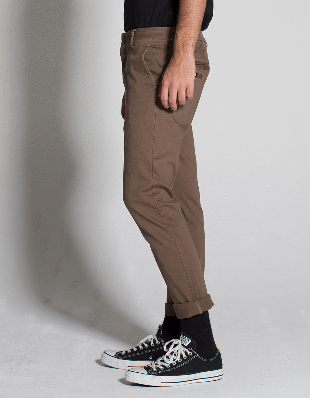 RSQ London Mens Skinny Stretch Chino Pants image number 2