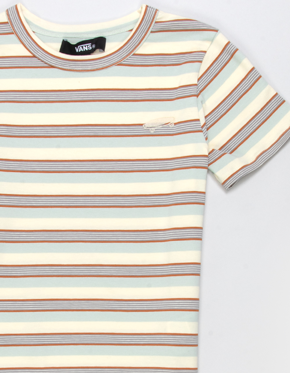 VANS Lucie Girls Stripe Tee - Cream Combo