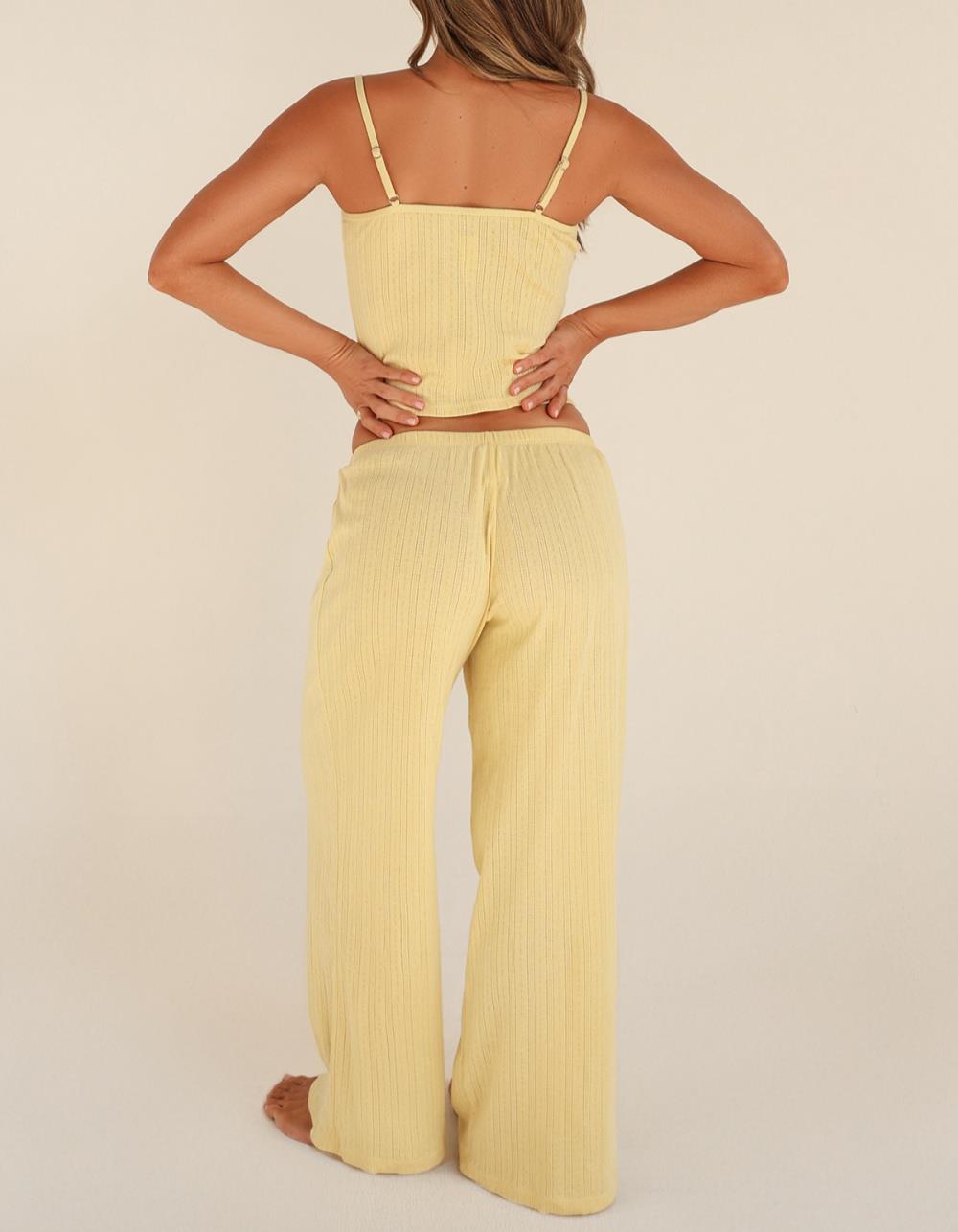 DIPPIN' DAISY'S Daydreams Lounge Pants - LT YELLOW
