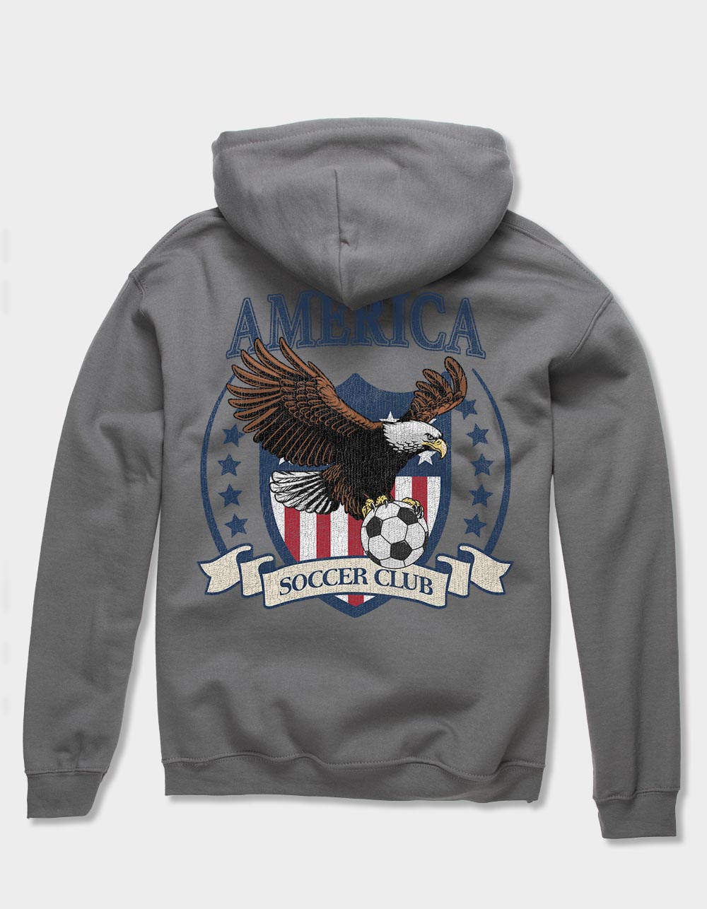 AMERICA Soccer Club Unisex Hoodie - CHARCOAL