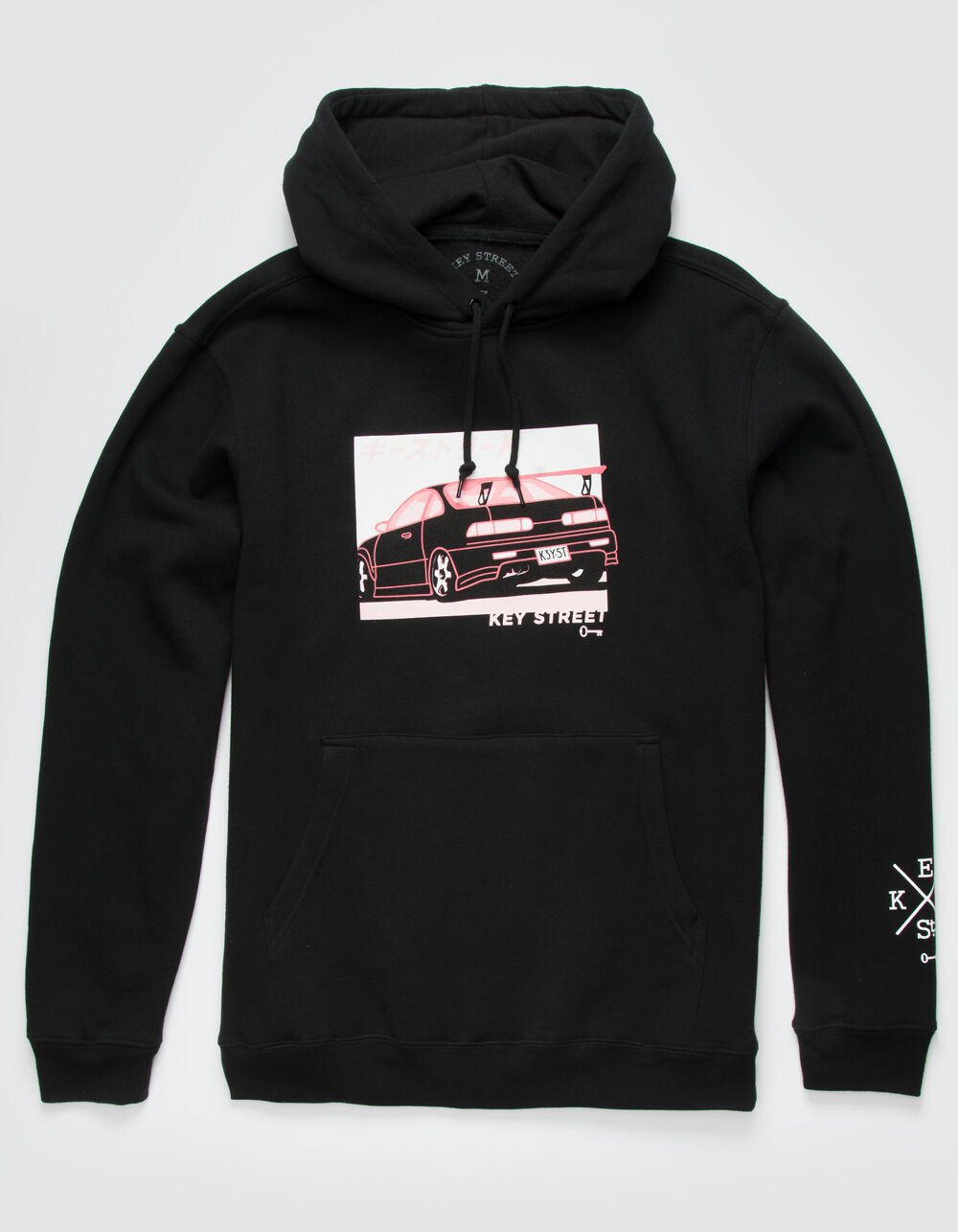 KEY STREET Type R Mens Hoodie BLACK Tillys