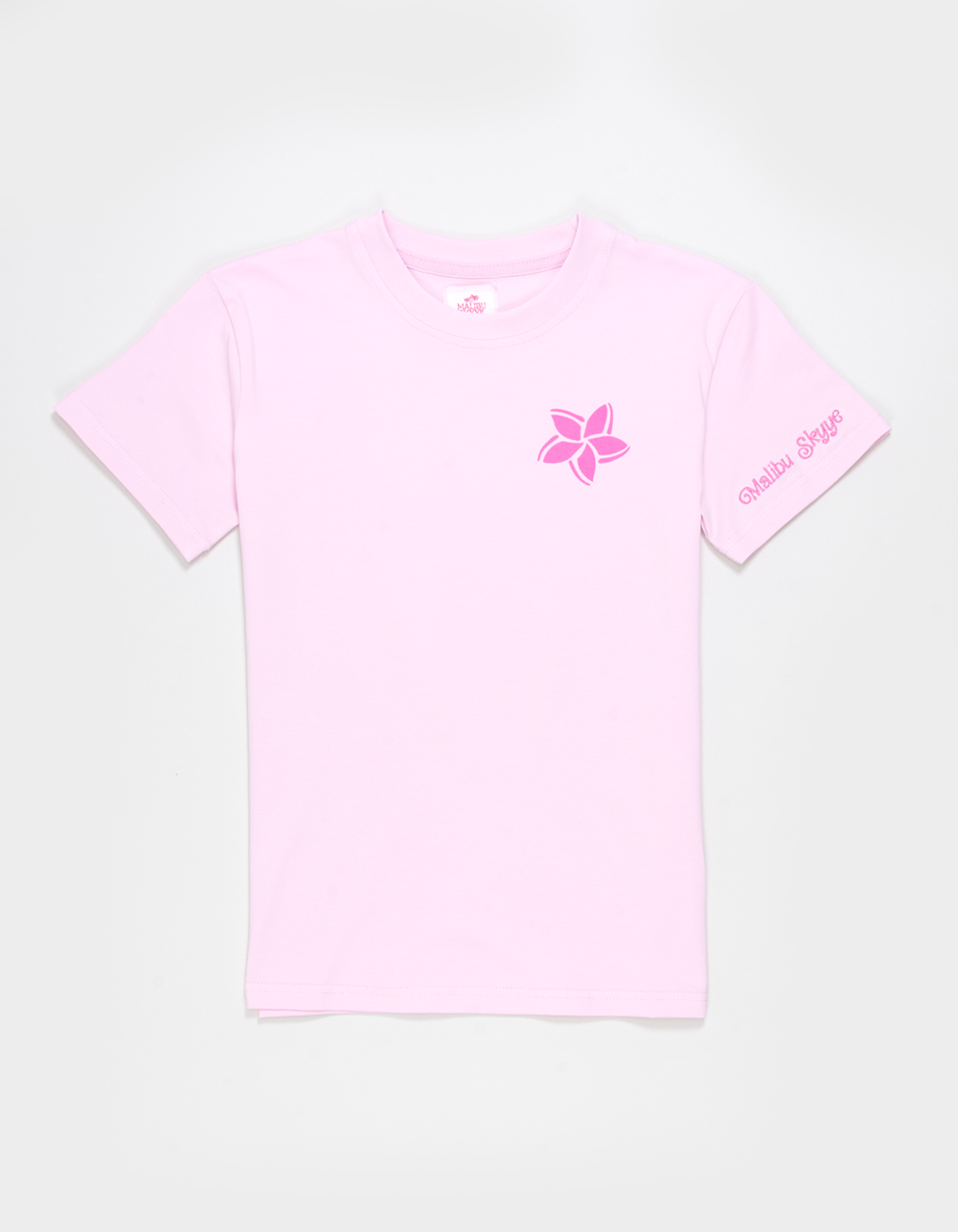 MALIBU SKYYE Surfboard Girls Boyfriend Tee - PINK