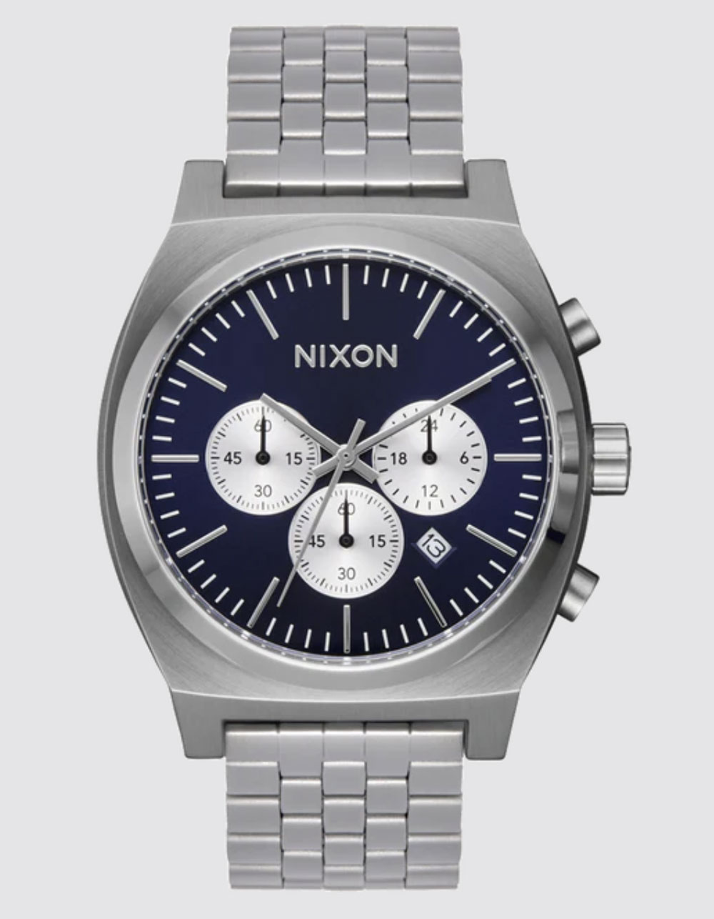 NIXON Time Teller Chrono Watch - SILVER