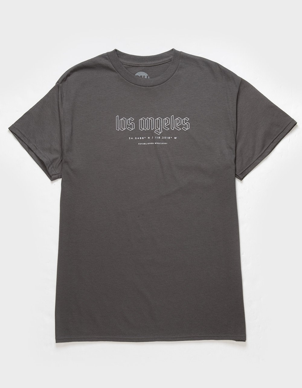 AT ALL Los Angeles Mens Tee - CHARCOAL