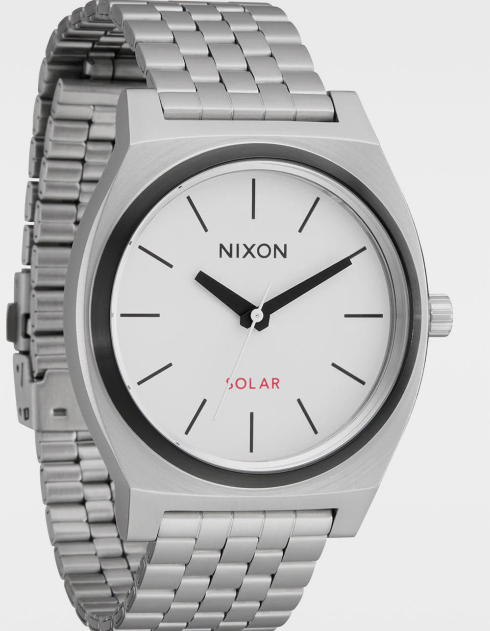 NIXON Time Teller Solar Watch - SILVER