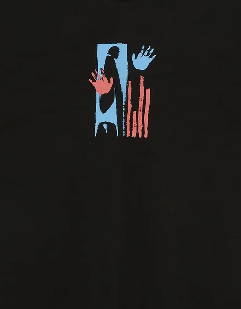 POLAR SKATE CO. Sitting Hands Mens Tee - BLACK