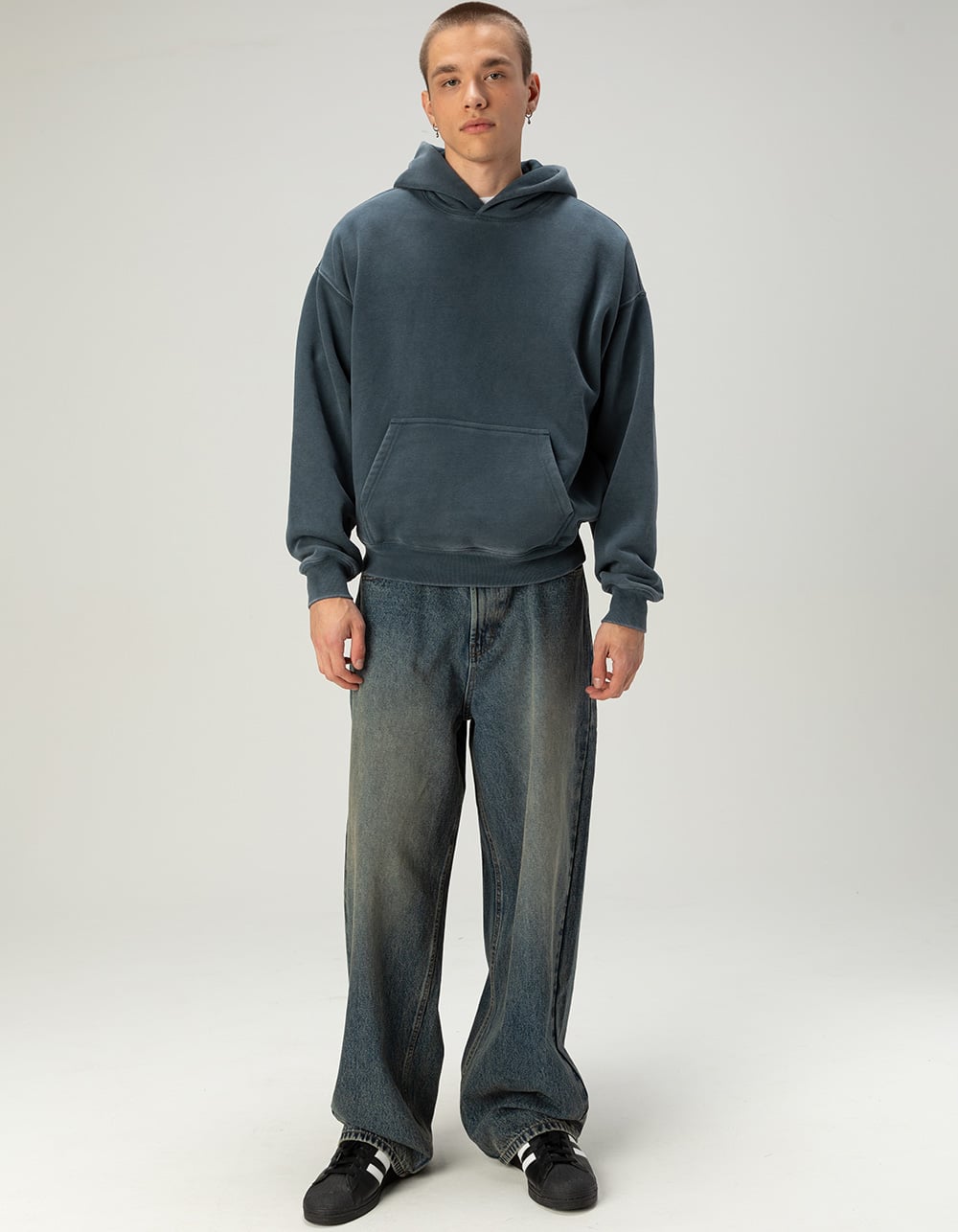 RSQ Mens Oversized Hoodie - NAVY